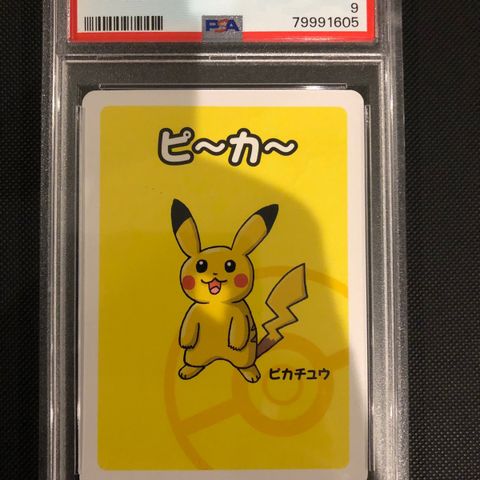 Pikachu Old Maid - PSA9