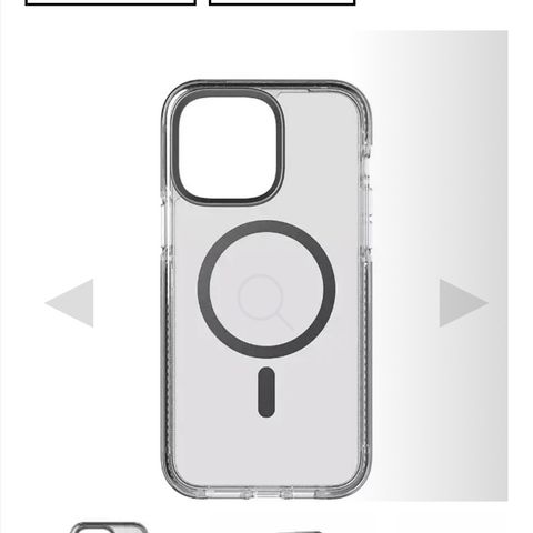iPhone 14 Pro Max Tech21 EVO Crystal Deksel - MagSafe Kompatibel -