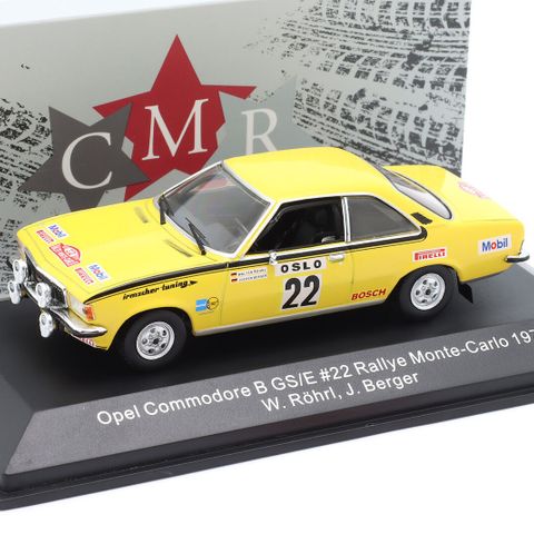 Opel Commodore GSE B Coupe - Rallye Monte Carlo 1973 CMR Models skala 1:43