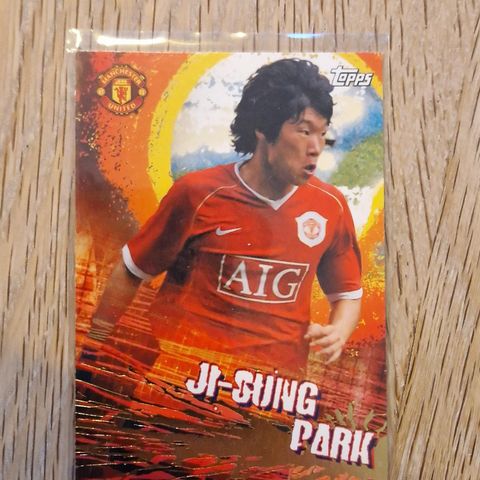 Ji-sung Park Manchester United 2006-2007 Topps Premier Gold