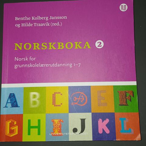 Norskboka 2: norsk for grunnskolelærerutdanning 1-7