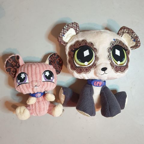 Littlest Pet Shop -2007 VIP Mouse & Panda - Bamse / Kosedyr