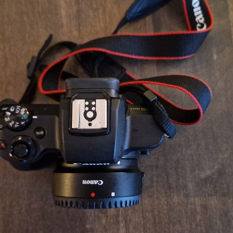 Canon EOS M50 Mark II + ekstra objektiv og EF-adapter