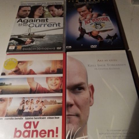 A Singel Man - Av Banen- Against the Current- Ace Ventura- Black Book