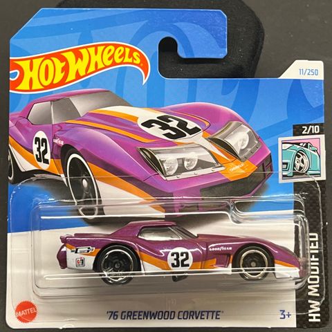 Hot Wheels 76 Greenwood Corvette - HW MODIFIED - HTB67