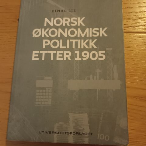 Norsk Økonomisk Politikk Etter 1905