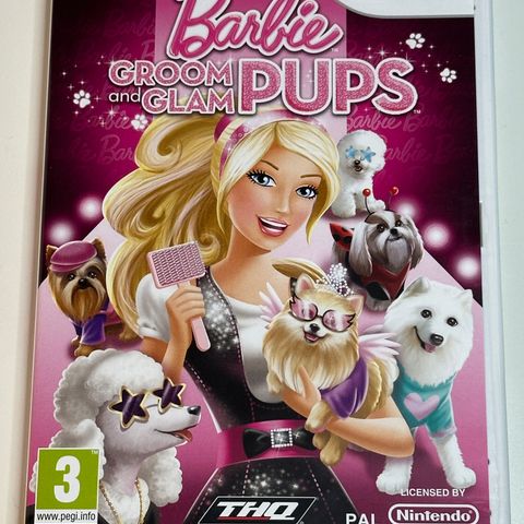 Barbie Gloom and Glam Pups Wii