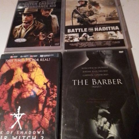 Blair Witch - Barber- Battle for Haditha- Big Dunk- Butch Cassidy and the Sundan