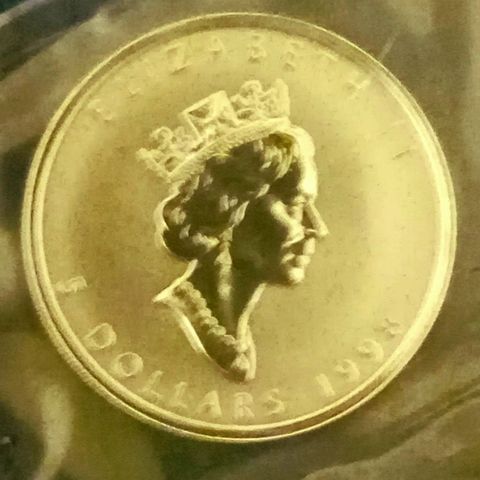 Maple Leaf, 1998, 1 oz 9999 sølv