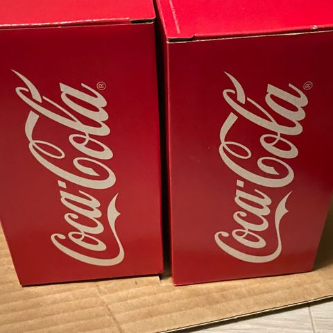 Coca cola Glass 45 cl orginal emballasje