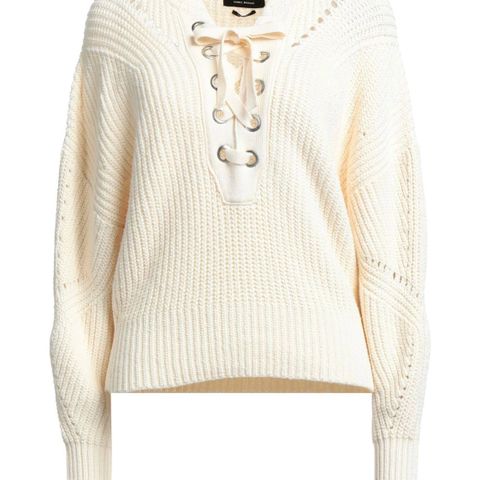 Isabel Marant pull Laleh genser off-white krem str 38 36