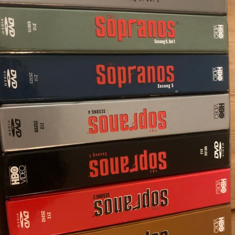 Sopranos komplett serie (Norsk tekst)