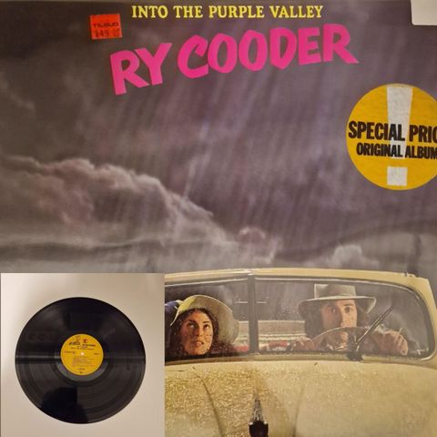 RY COODER/INTO THE PURPLE VALLEY 1971 - VINTAGE/RETRO LP-VINYL (ALBUM)