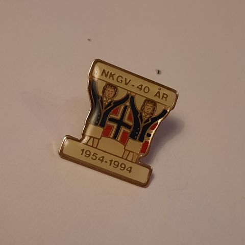 NKGV - 40 år - 1994 - Pins