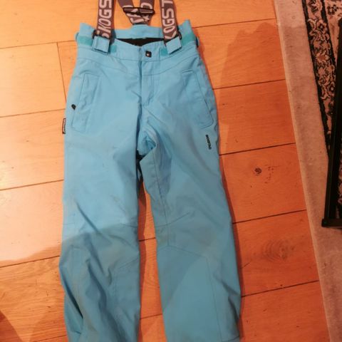 Nicely Used- Winter Pants with suspenders Size 8 years