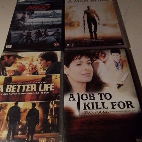 Avatar- A Better Life- Argo- A Man Apart- A Job To Kill For - A Mighty Heart