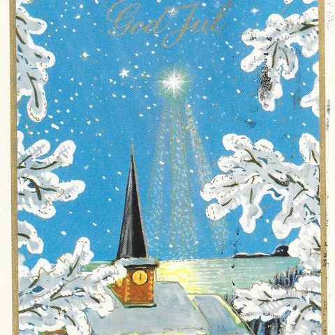 Julekort - 7 vakre kort med kirkemotiv