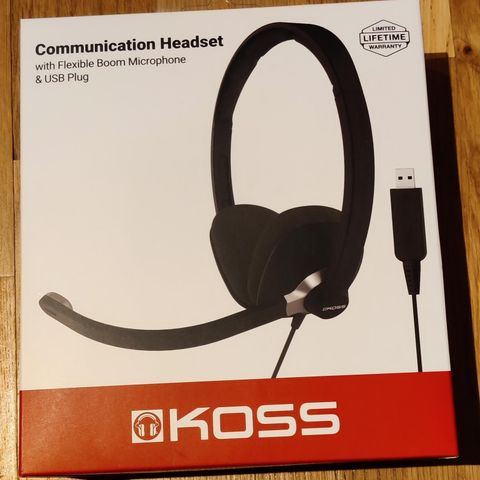 Uåpnet Koss CS300-USB