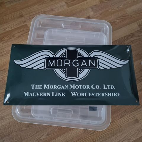 The Morgan motor  metal sign