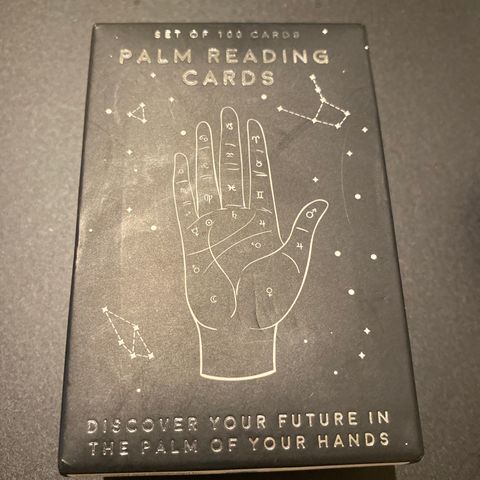 Palm reading cards