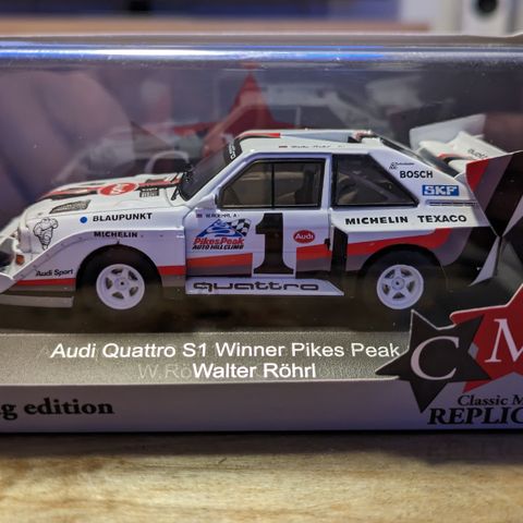 Audi Quattro S1 Pikes Peak Rally 1987 (1:43) modellbil