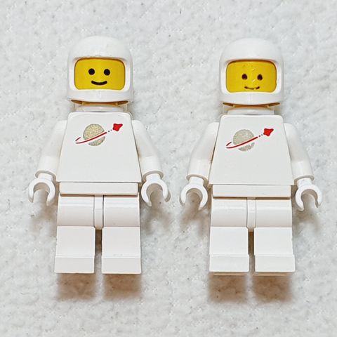 LEGO Classic Space White Astronaut (sp006, no prongs, eldre type)