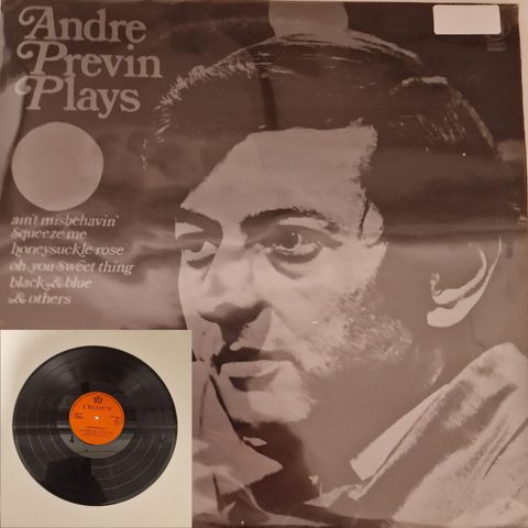 ANDRÆE PREVIN PLAYS 1970 - VINTAGE/RETRO LP-VINYL (ALBUM)
