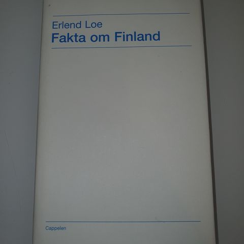 Fakta om Finland. Erlend Loe