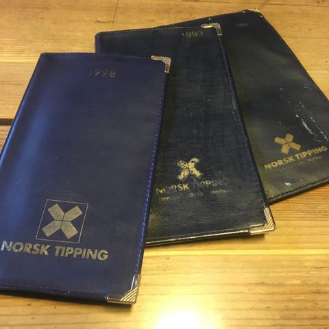 Norsk Tipping - 3 stk mapper