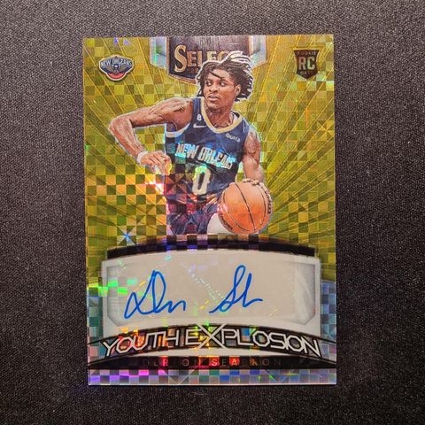 Dereon Seabron - RC AUTO Gold Alpha 1/10 Youth Explosion (2022-23 Panini Select)