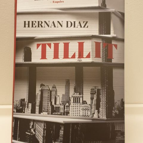 Bok"TILLIT"av Hernan Diaz