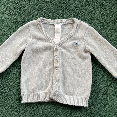 Som NY varm, myk grå cardigan genser for 12-18 mnd str 86 cm/ Barneklær / Baby