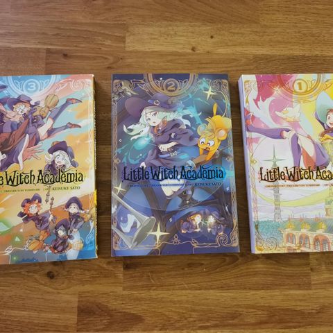 Little Witch Academia Manga Vol. 1-3