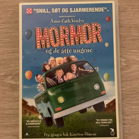 DVD «mormor og de åtte ungene»