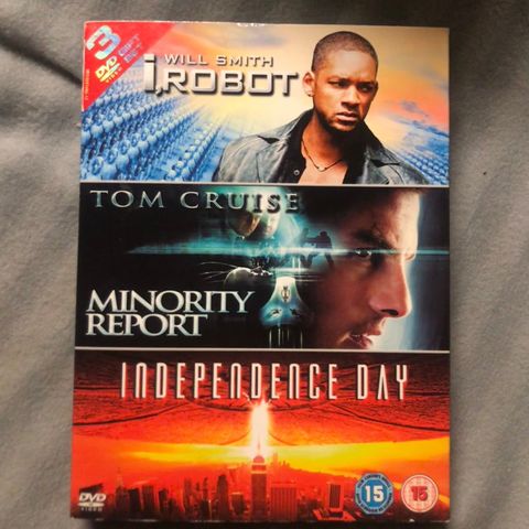 3 disc edition: I. ROBOT, MINORITY REPORT, INDEPENDENCE DAY