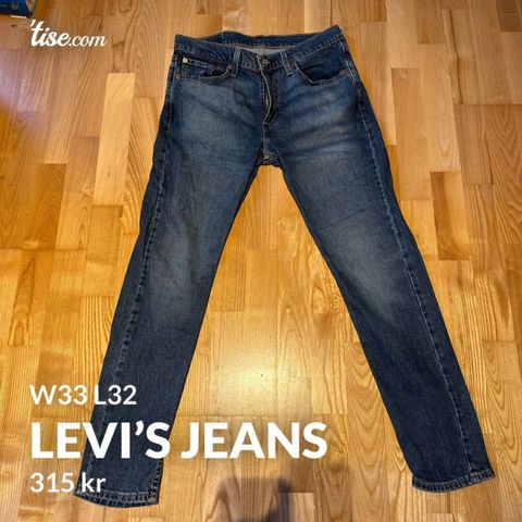 Levi’s W33 L32 NY PRIS