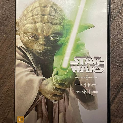 Star Wars - Episode I-III på DVD