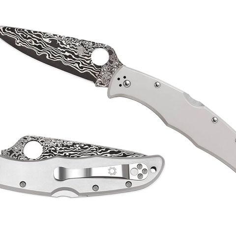 Ønsker kjøpt Spyderco Endura 4 Signature Kniv Damascus VG-10
