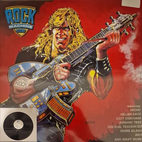 ROCK MACHINE VOL.1 (1990) - VINTAGE/RETRO LP-VINYL (ALBUM)