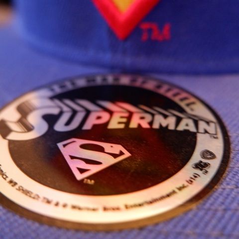 samling DC Superman caps