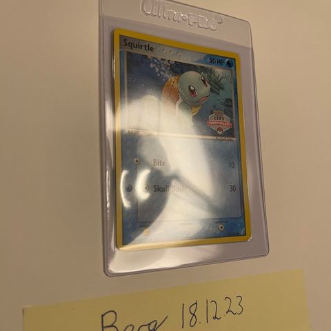 Pokemon TCG Squirtle City Championship Promo Stamp 2006