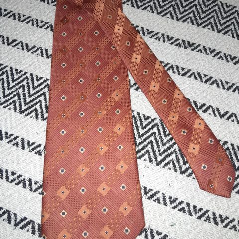 Handlaget italiens silk slips. La Cravate 'd Anse, retro