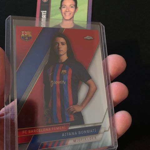 2 stk Aitana Bonmati fotballkort - Barcelona