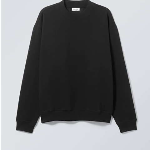 (NY) Weekday genser // Relaxed Heavyweight Sweatshirt M