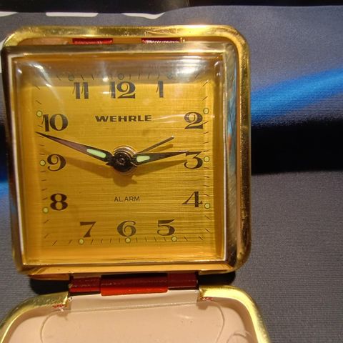Wehrle alarm vintage klokken NOS
