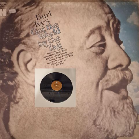 BURL IVES/GOT THE WORLD BY THE TAIL 1971 - VINTAGE/RETRO LP-VINYL (ALBUM)