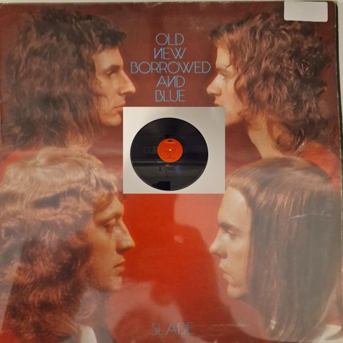 SLADE/OLD NEW BORROWED AND BLUE 1974 - VINTAGE/RETRO LP-VINYL (ALBUM)