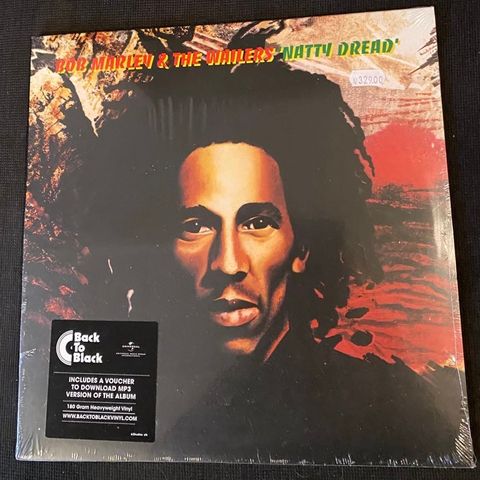 BOB MARLEY: NATTY DREAD, NYUTGIVELSE, FORSEGLET, KR. 300