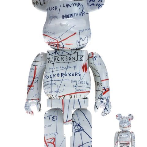 Bearbrick Jean Michel Basquiat 2 (100% og 400%)