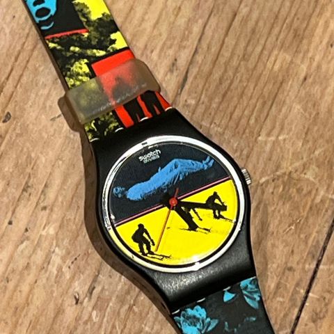 Swatch retro dame/.barne klokke. Ny 1990 modell